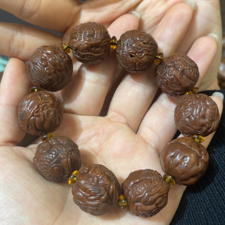 核桃手串有瑕疵茶道具