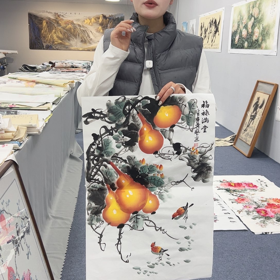 国画国画作品宣纸纯手绘