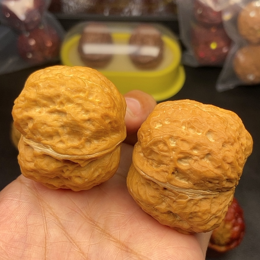 【闪购商品】把件文玩核桃42尺肥蟾天然红晕