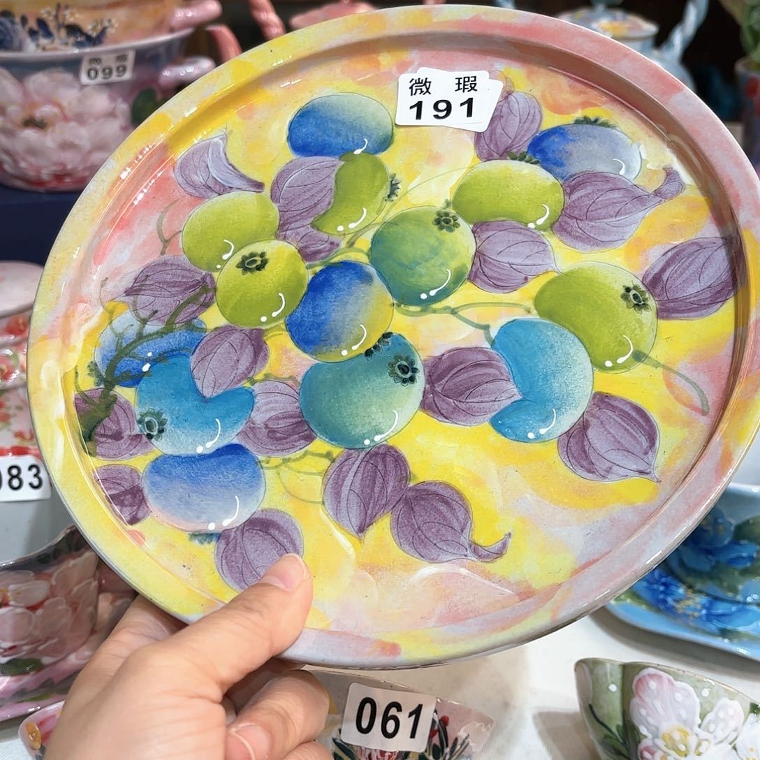 景德镇手绘高温釉下彩陶瓷茶具