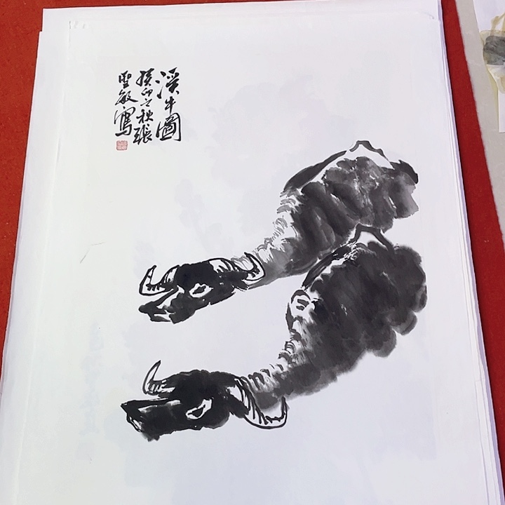 国画张圣敏先生纯手绘作品