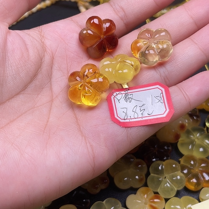 ****°裸石琥珀未镶嵌蜜蜡