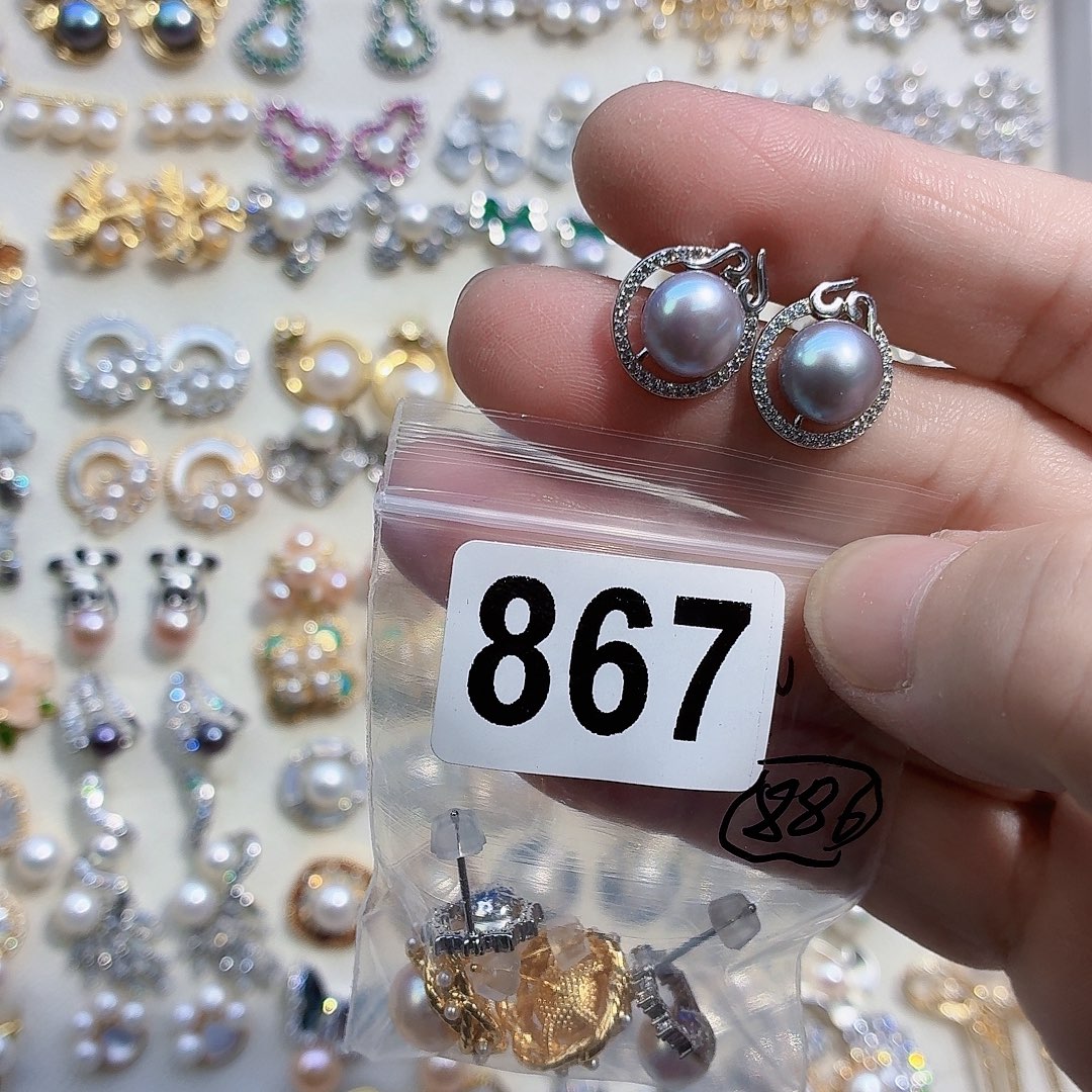 宝***兒合金耳饰淡水珍珠