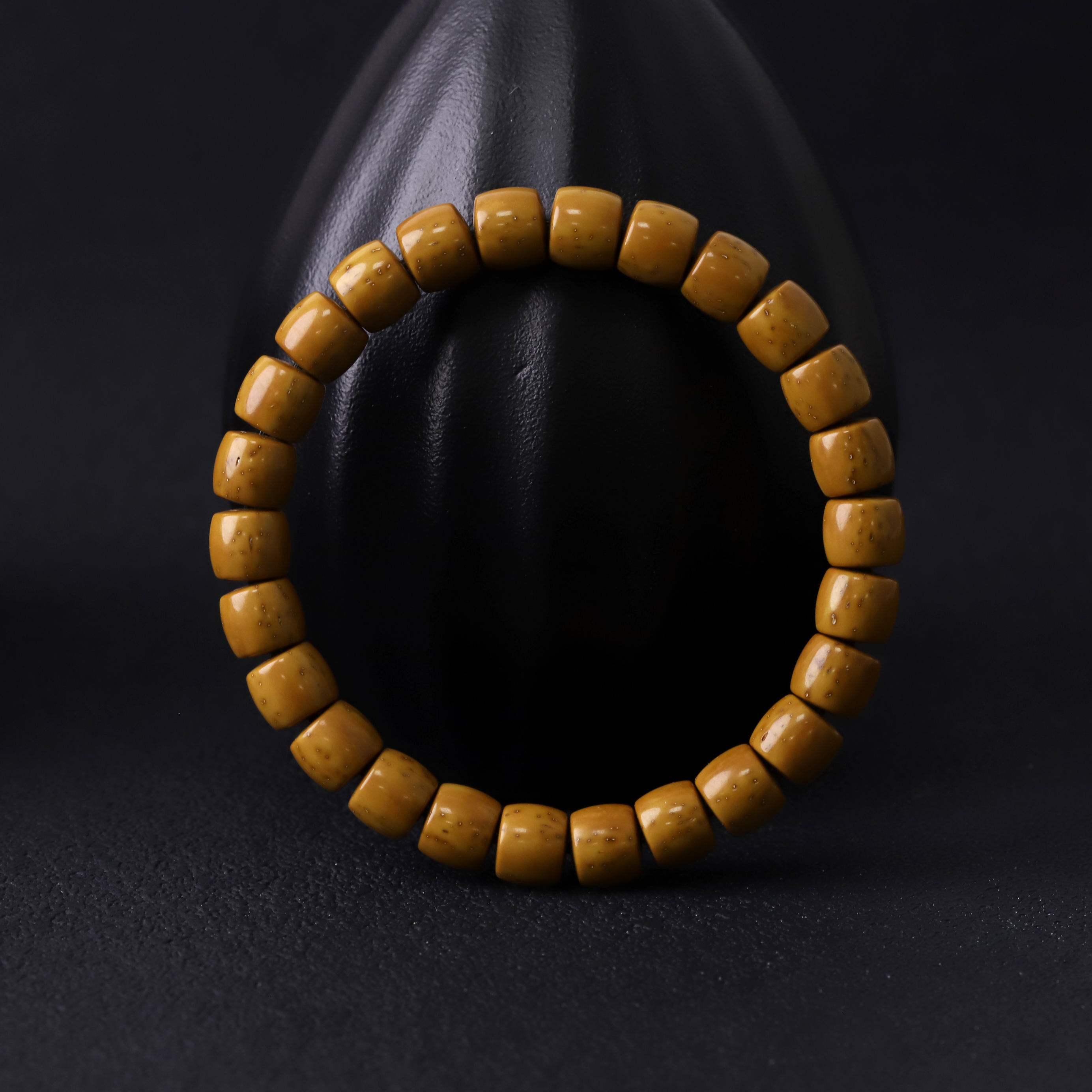 251288【直切黄金甲实心鼠】定制少棕眼少粽线紫金鼠单圈文玩手串