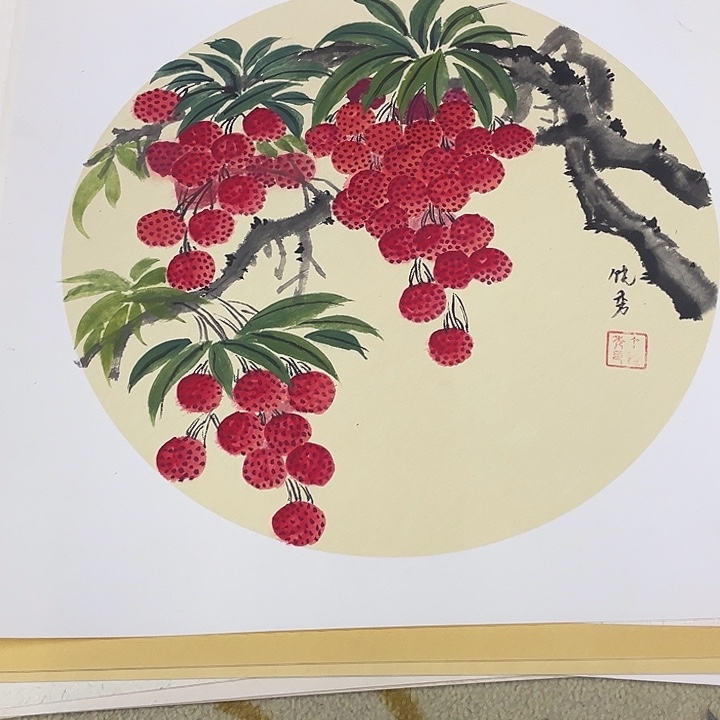 国画50-50卡纸作品艺