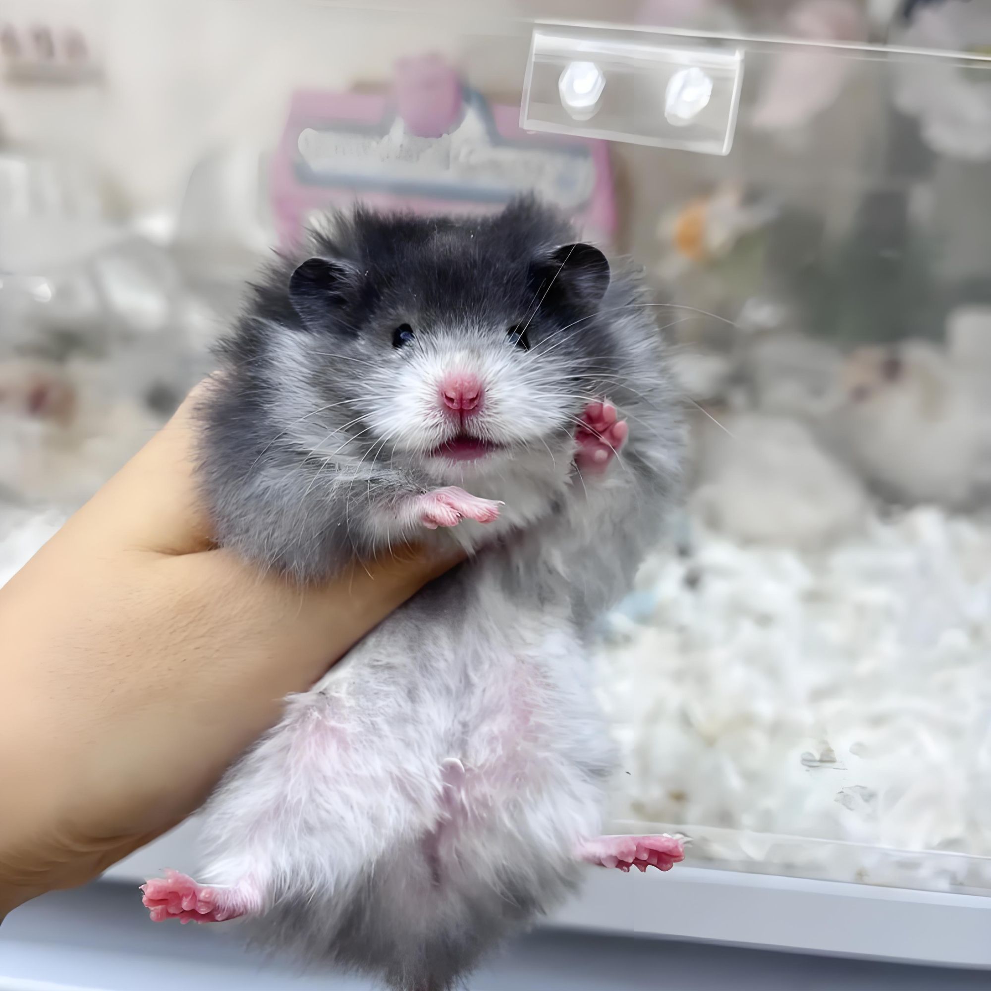 手养精品脱敏卷毛直毛蓝黑波力亲人温顺可爱