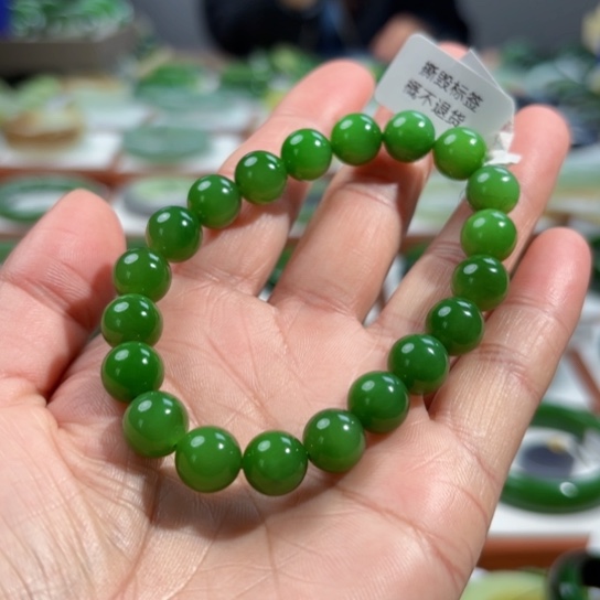 和田玉手串未镶嵌