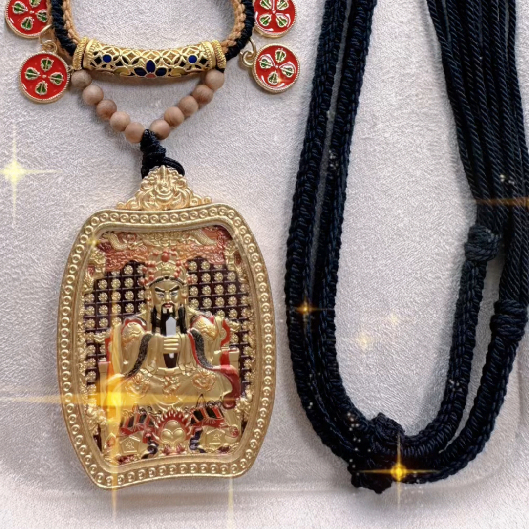 铜吊坠 葫芦吊坠 十二生肖八大守护神双面龙五爷唐卡本命佛挂