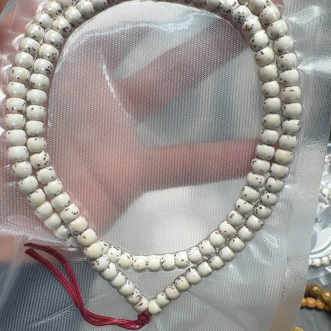 吊坠星月菩提6.5原白小半壁108