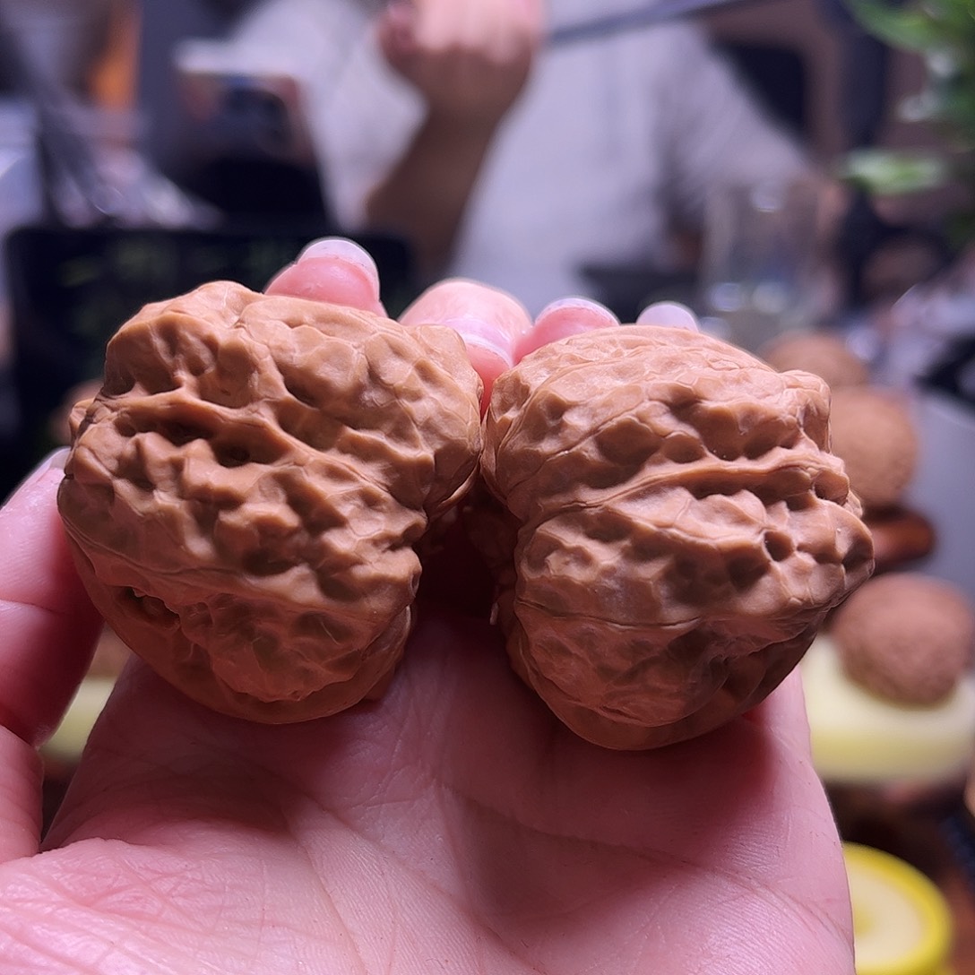 文玩核桃把件41尺白茬蛤蟆58