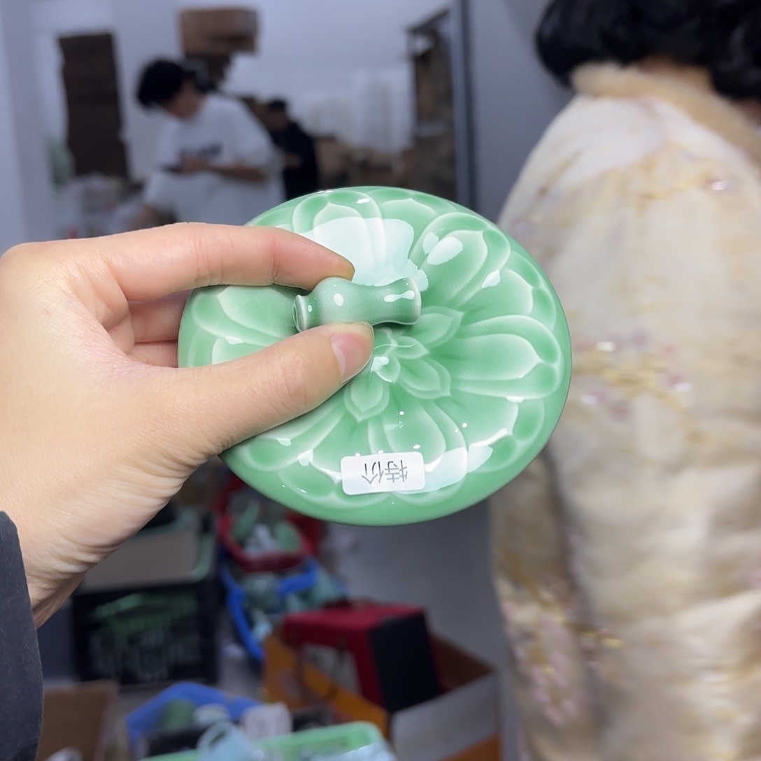龙泉云间青瓷小米茶器