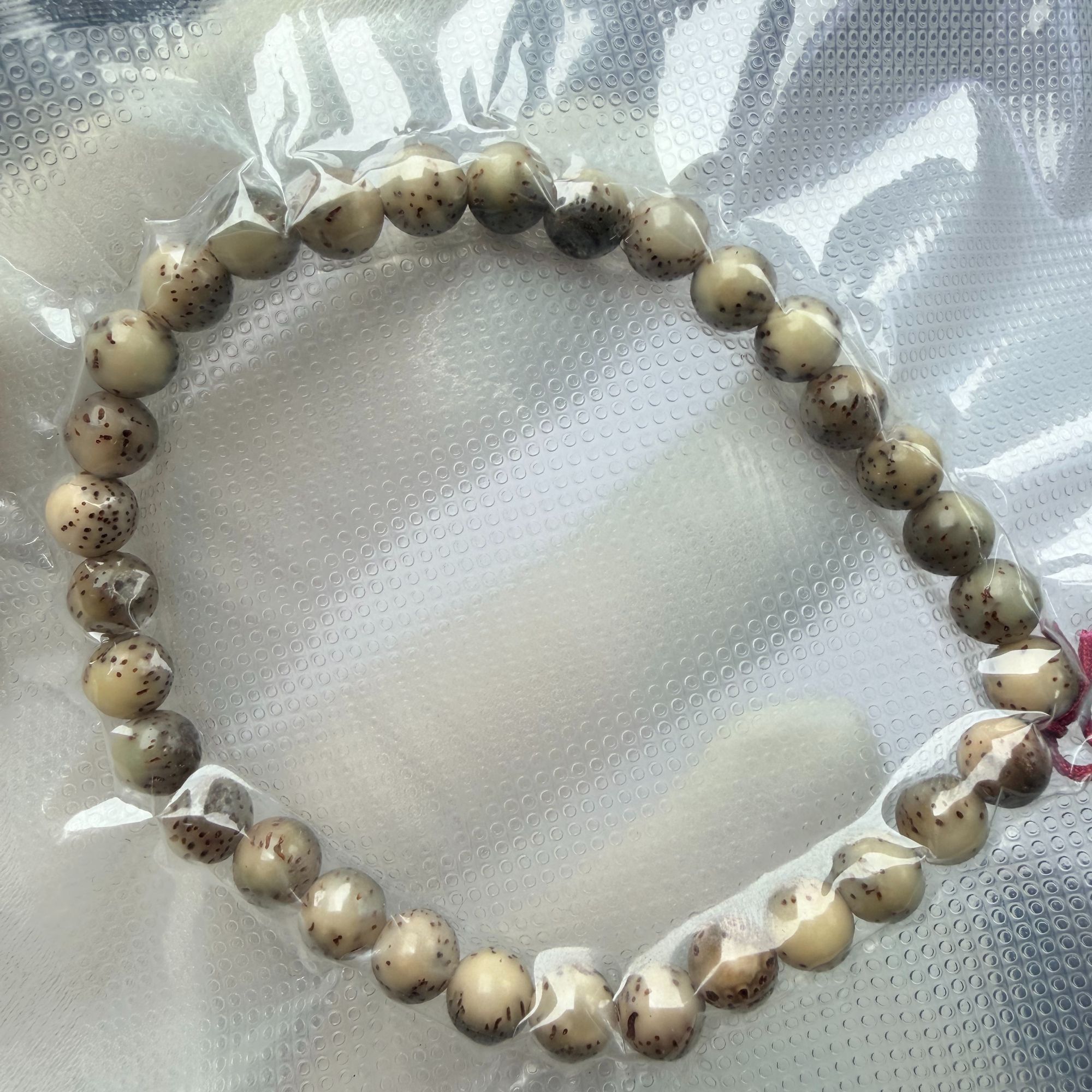 海南星月菩提籽圆珠手串高油润原生态单圈