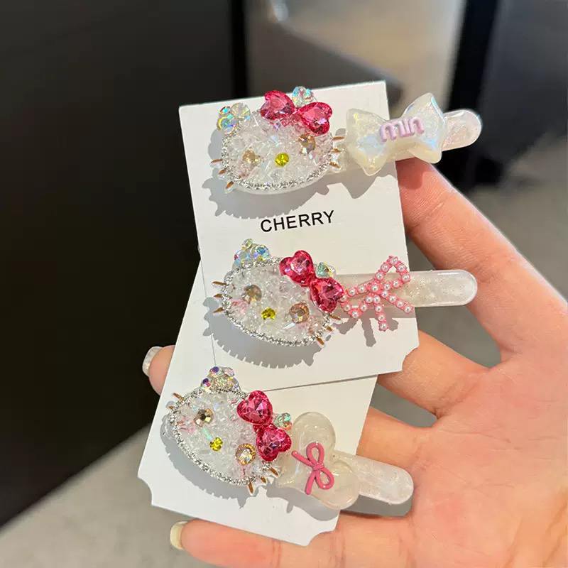 精致hello kitty 醋酸气质发夹