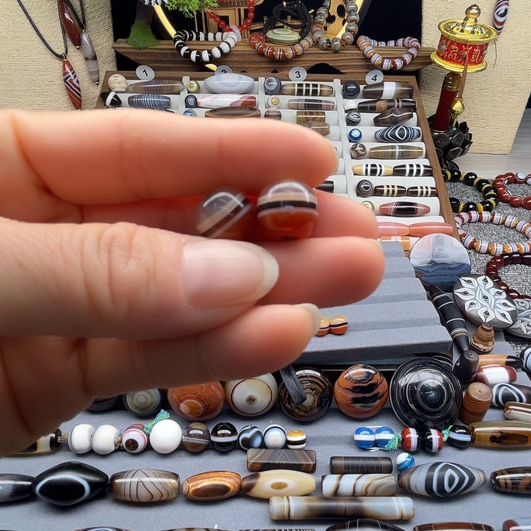 玛瑙/玉髓合金珠宝半成品