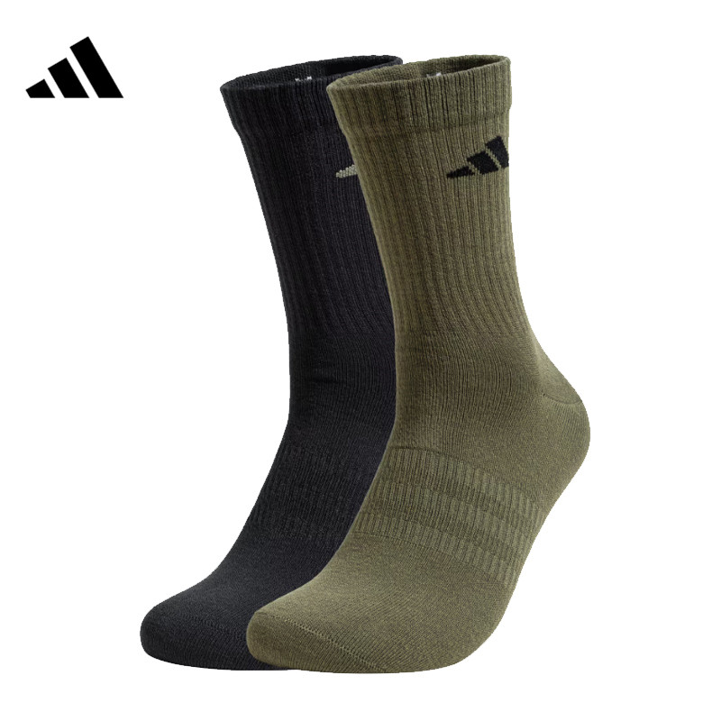 adidas阿迪达斯中性NEW LT CREW 2PP中袜JX5055