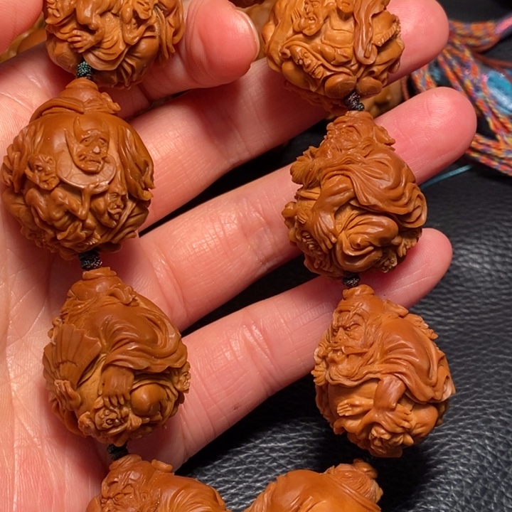 风***起橄榄核手串/手链钟馗手串