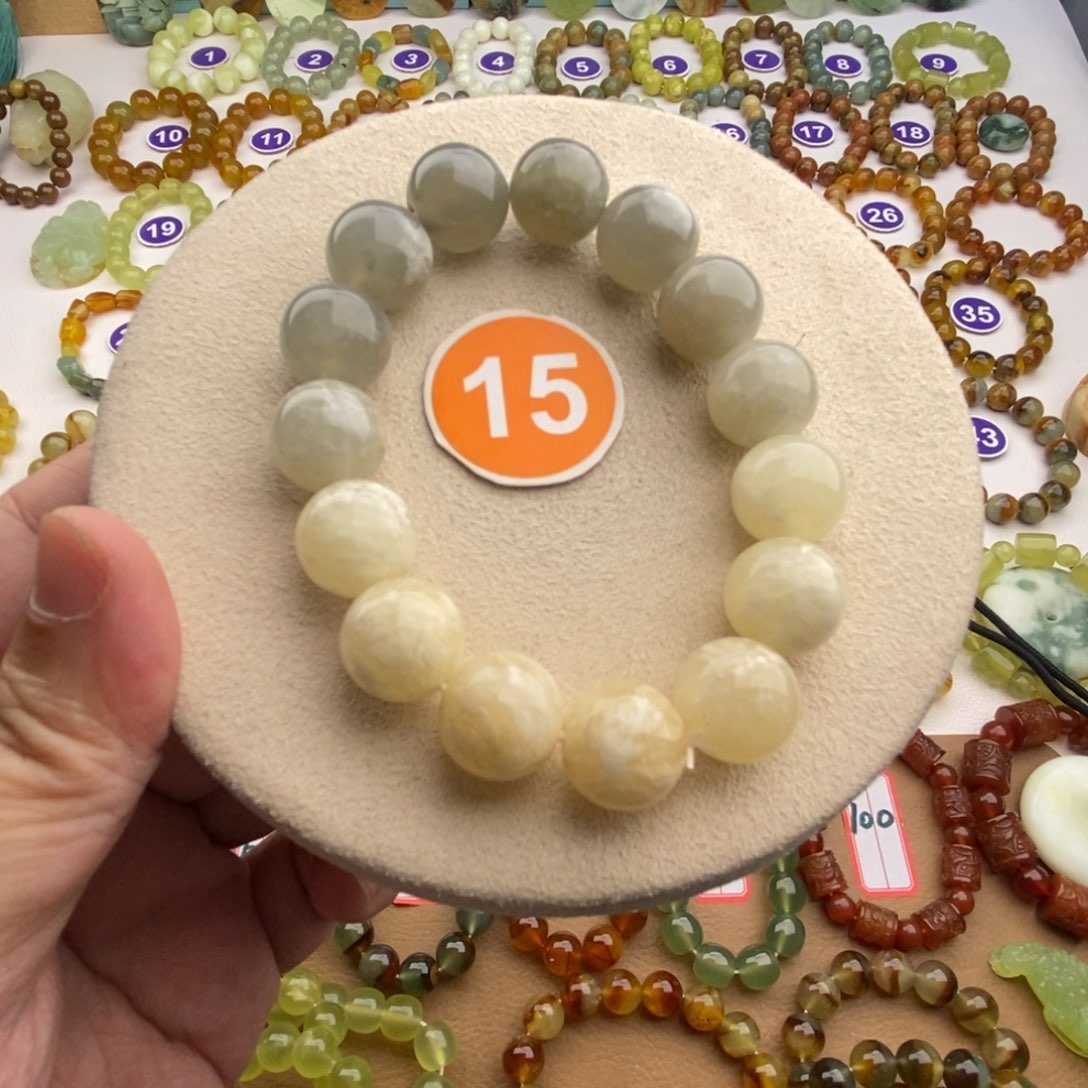 蛇纹石玉未镶嵌手串