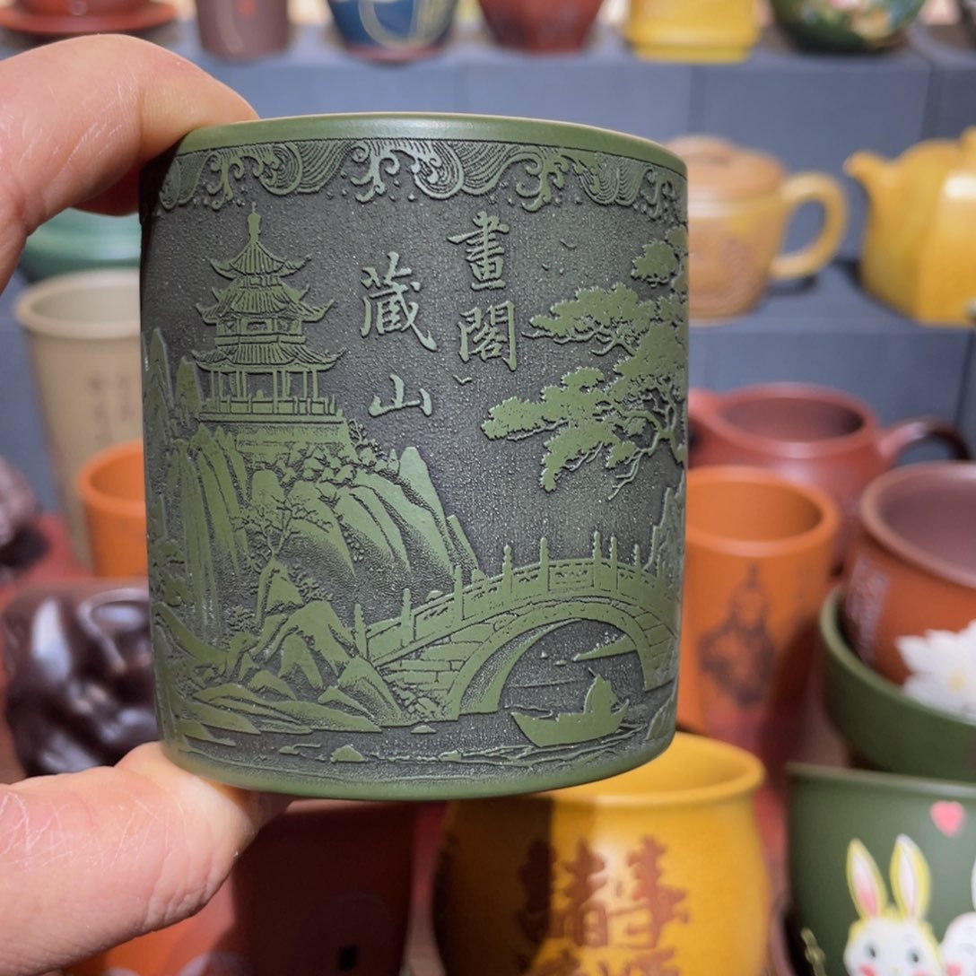 原矿紫砂手工主人杯