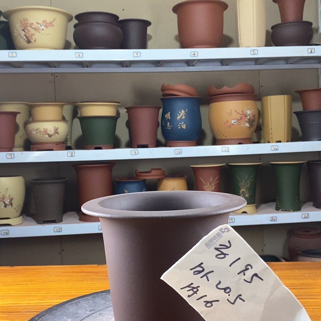 紫砂花盆紫砂兰花盆12