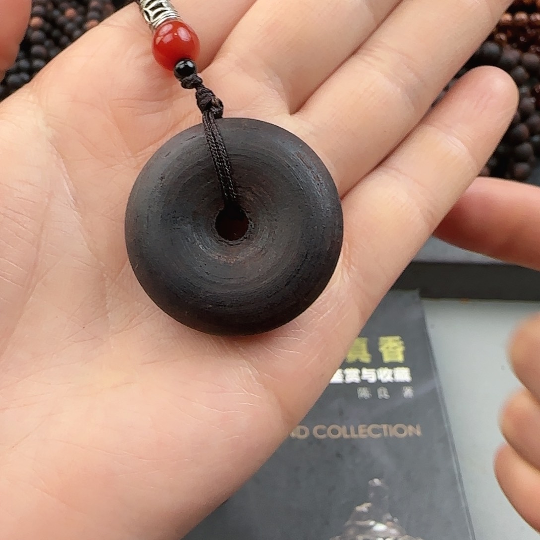 降真香手串/手链软油平安扣3cm