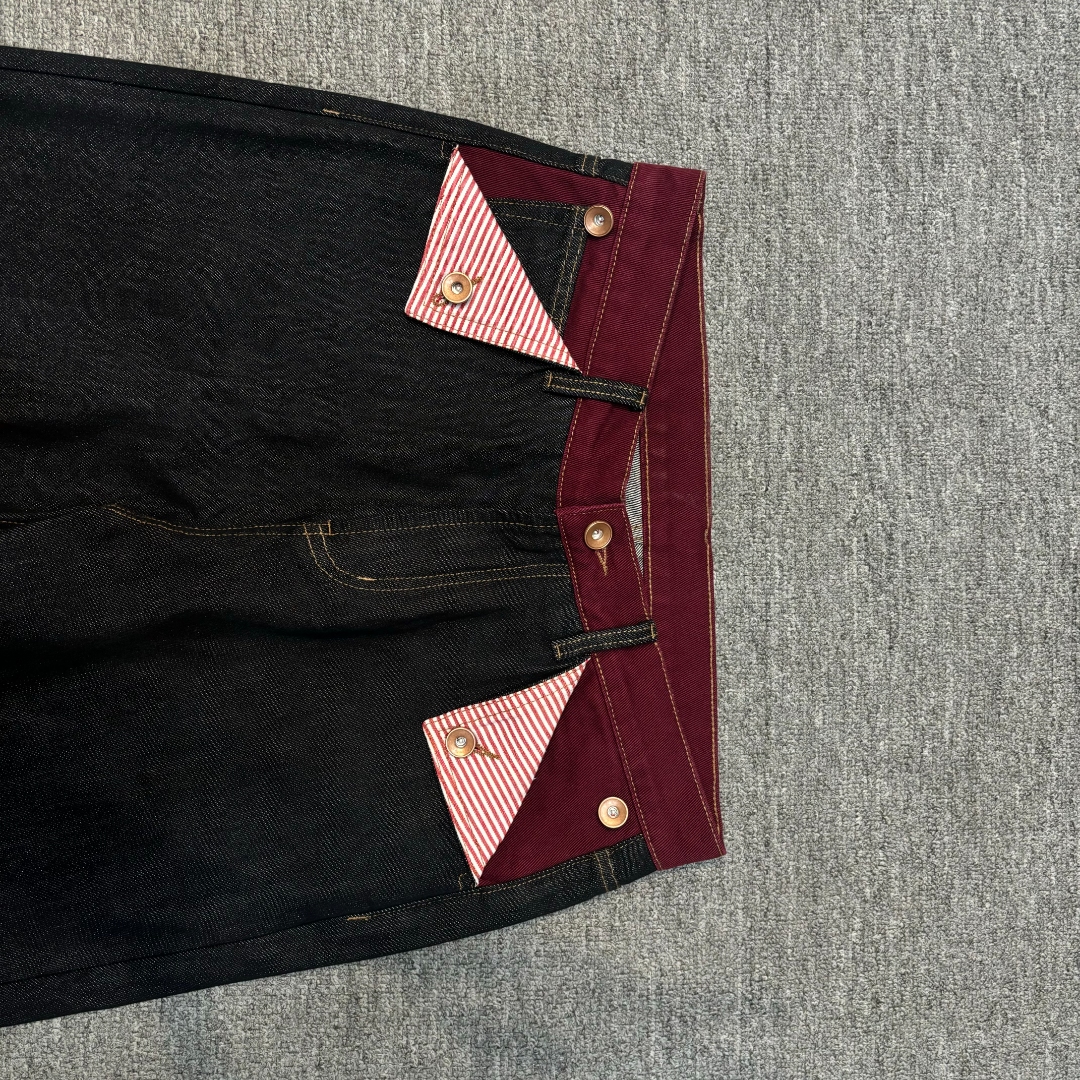 【红斑马-马年限定】赞仕TASSONE牛仔裤直筒原牛2025新款秋冬季