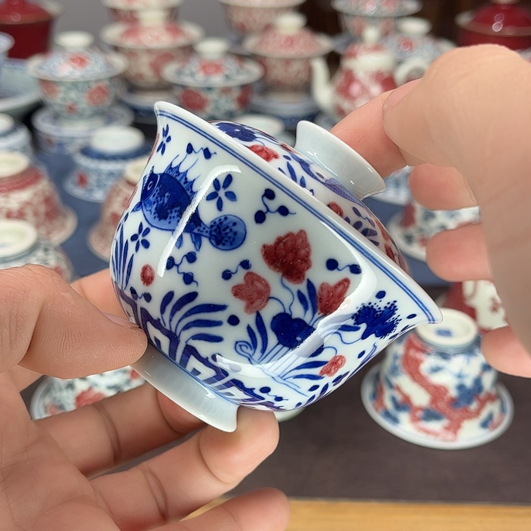 景德镇陶瓷青花釉里红