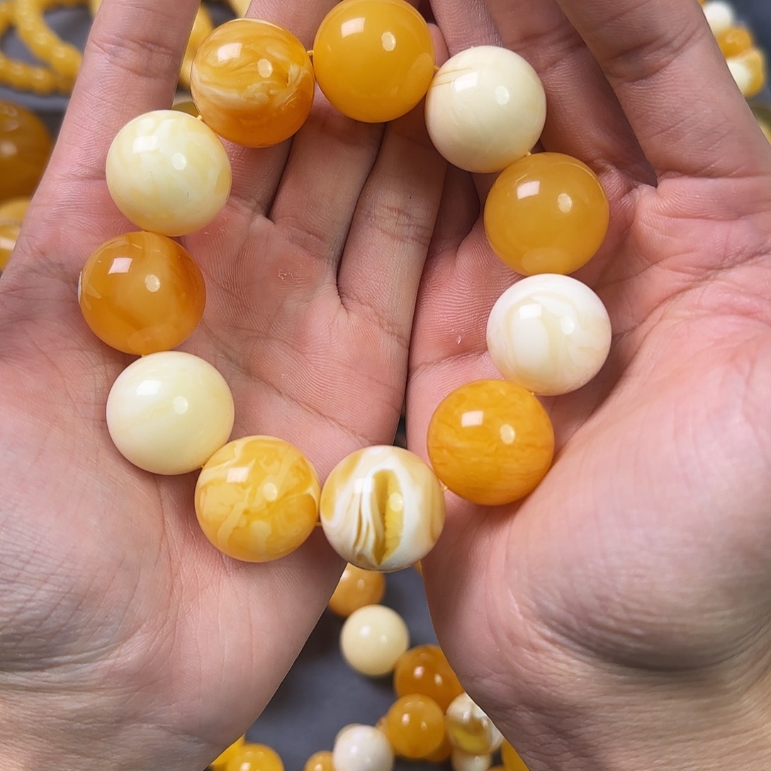 琥珀珠宝奇石未镶嵌22mm+