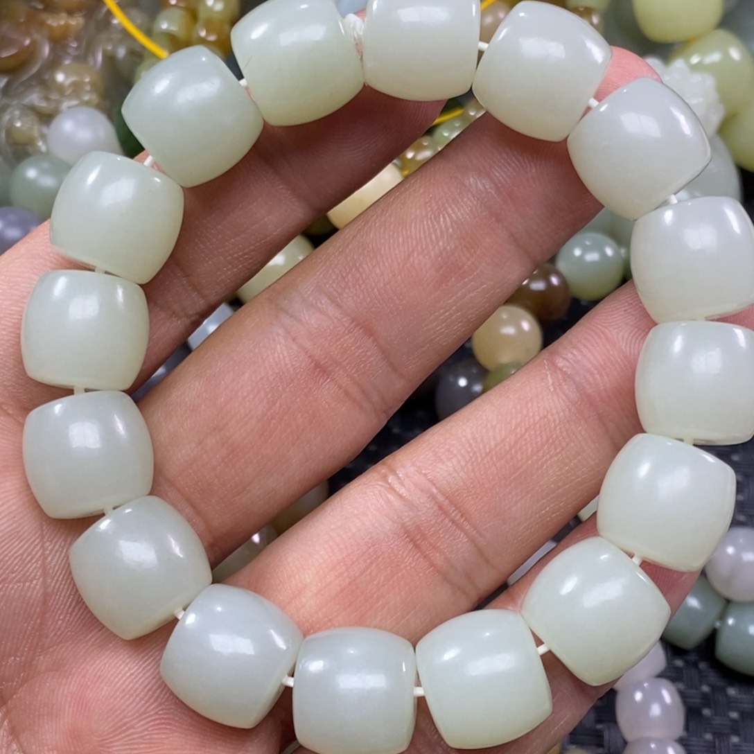 和田玉手链未镶嵌