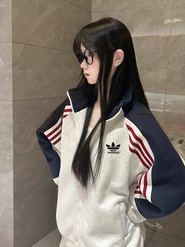 【内部福利】秋冬厚款不加绒男女同款刺绣标开衫外套52570