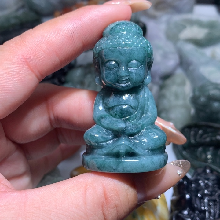 翡翠未镶嵌颈饰保真天然A货翡翠