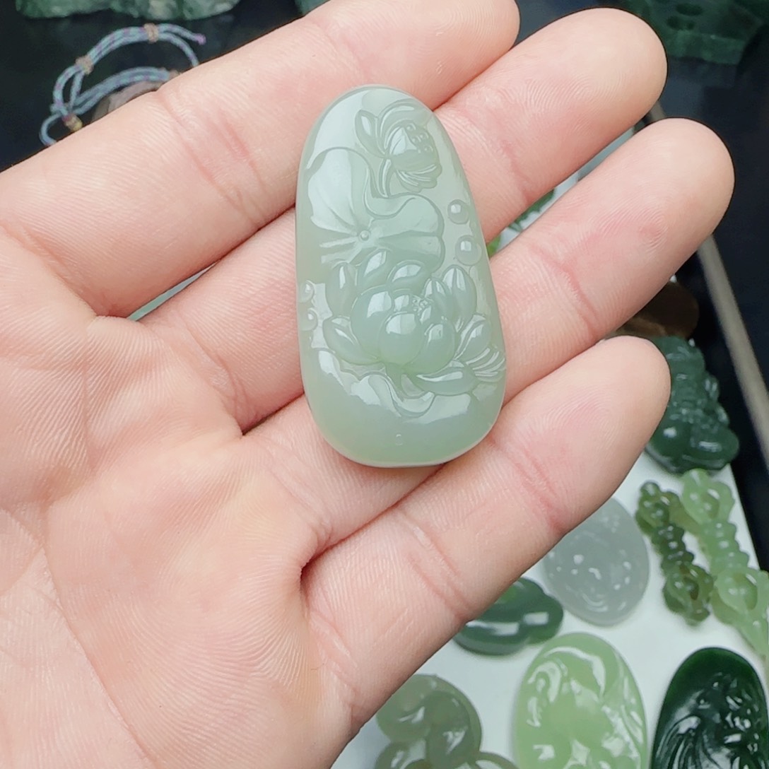 和田玉珠宝半成品未镶嵌