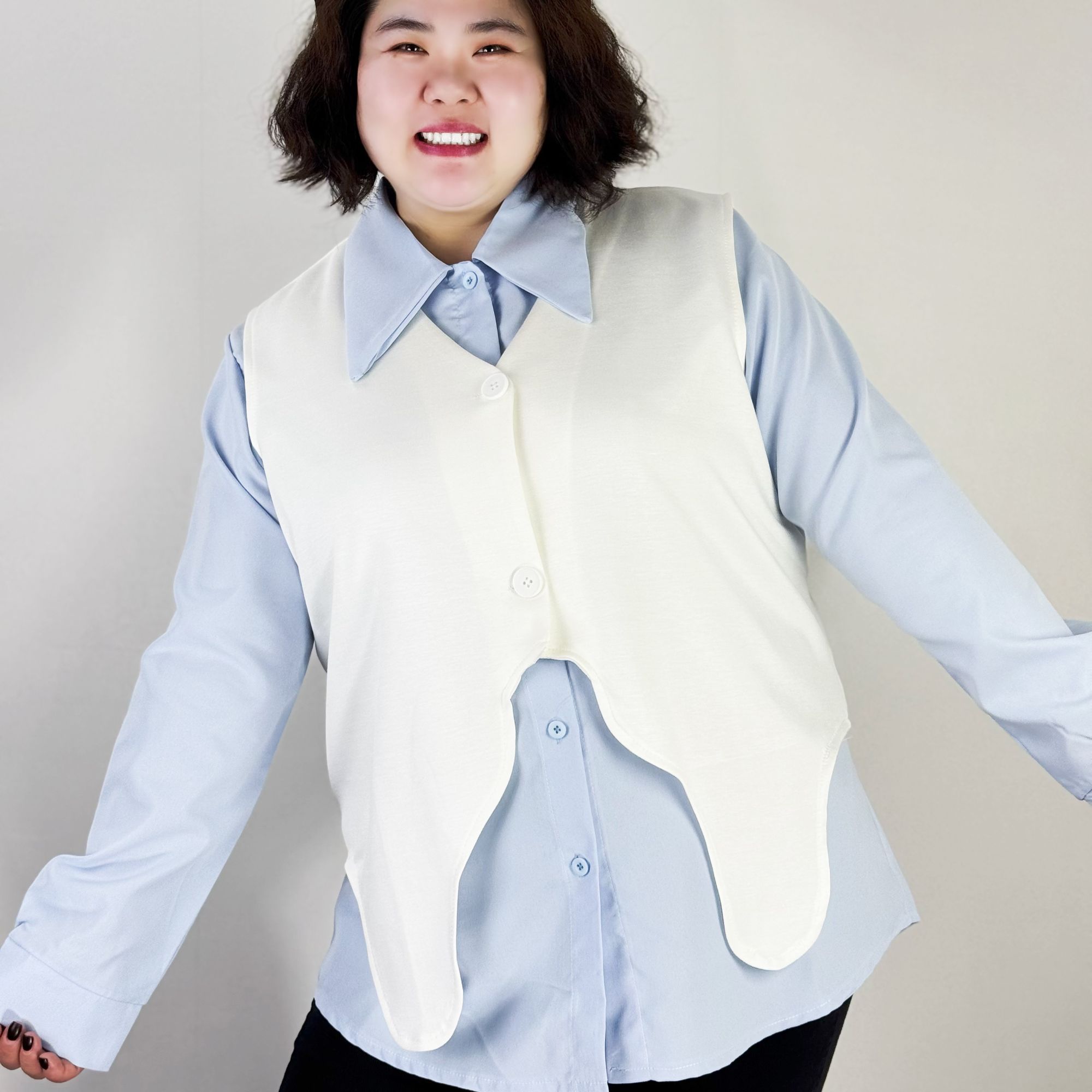 【FXN】真两件小清新打底衫