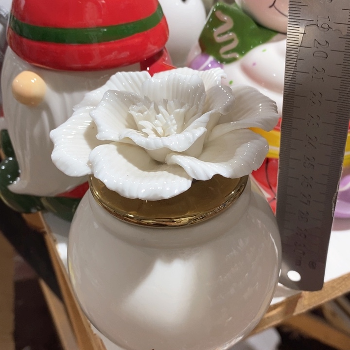 摆件爆****花陶瓷树脂家居摆件