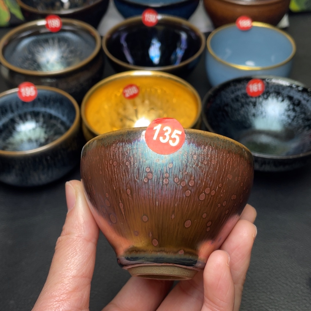 洛***子茶盏135 建窑建盏茶盏