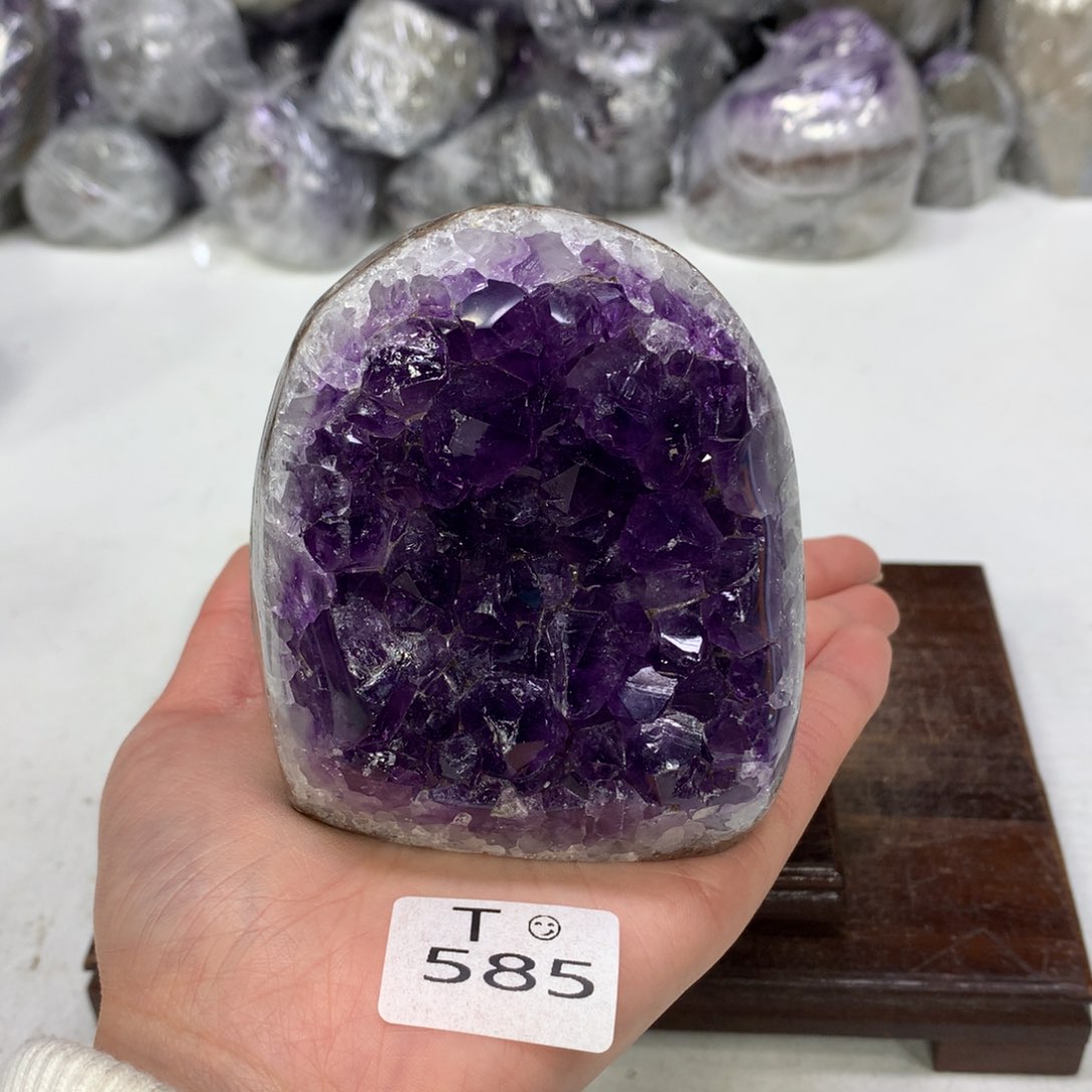 紫晶摆件未镶嵌水晶