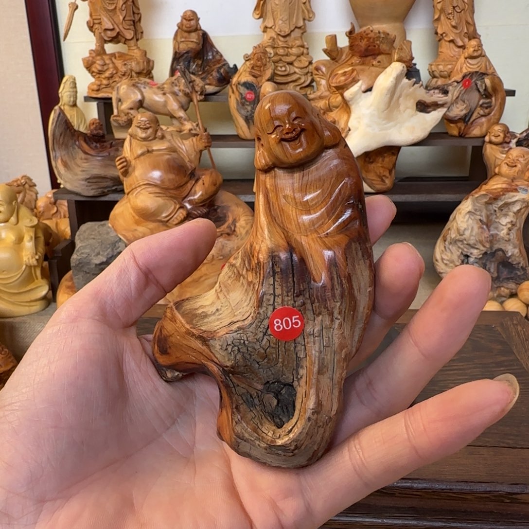 崖柏小木匠艺雕一物一拍