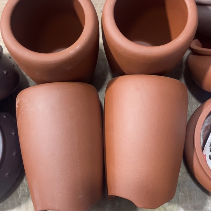 紫砂花盆紫砂花盆口9.5高14