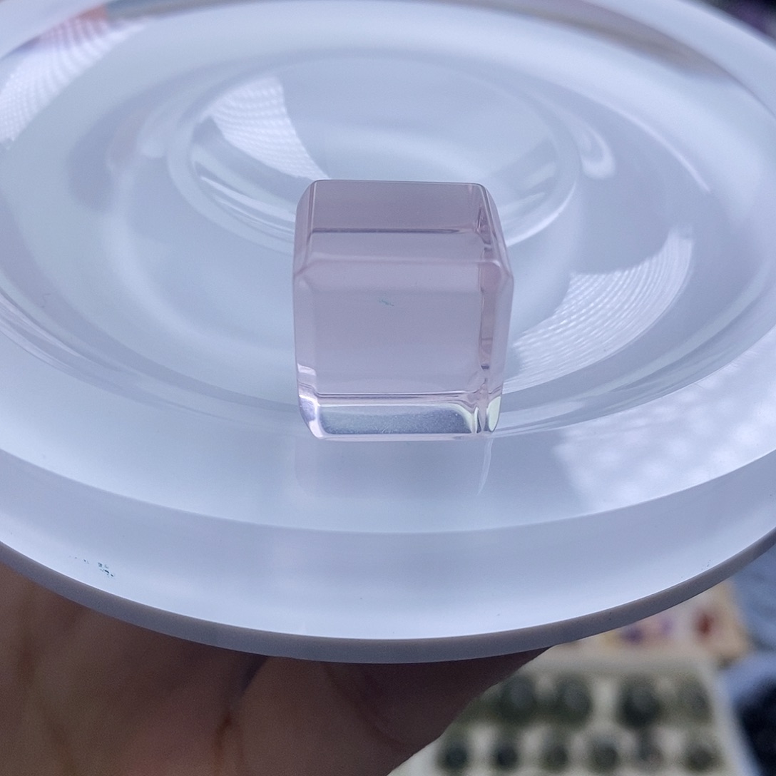 天然水晶定制打孔不退换未镶嵌水晶夏****8