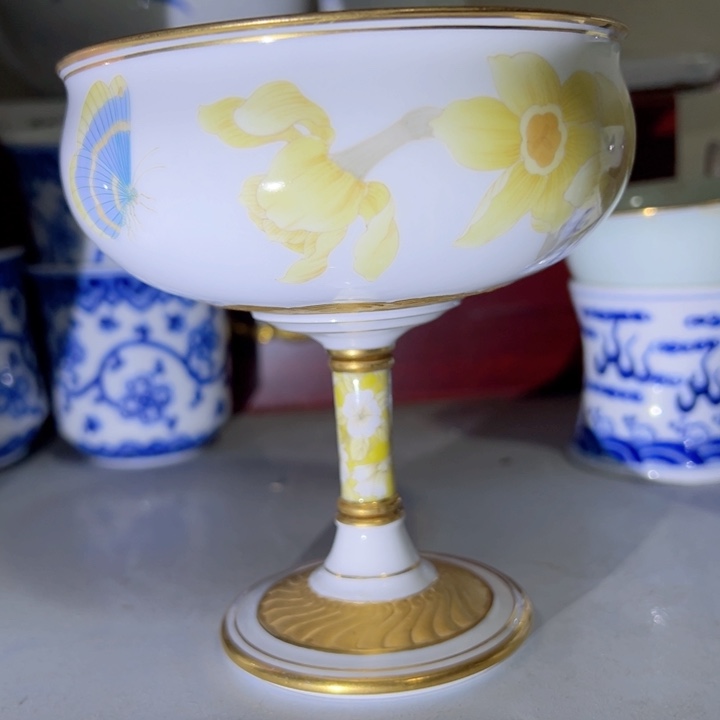 杯手绘酒杯陶瓷一个