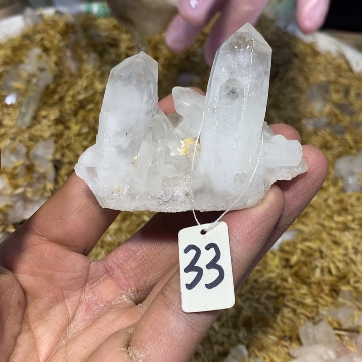 水晶水晶原石摆件未镶嵌