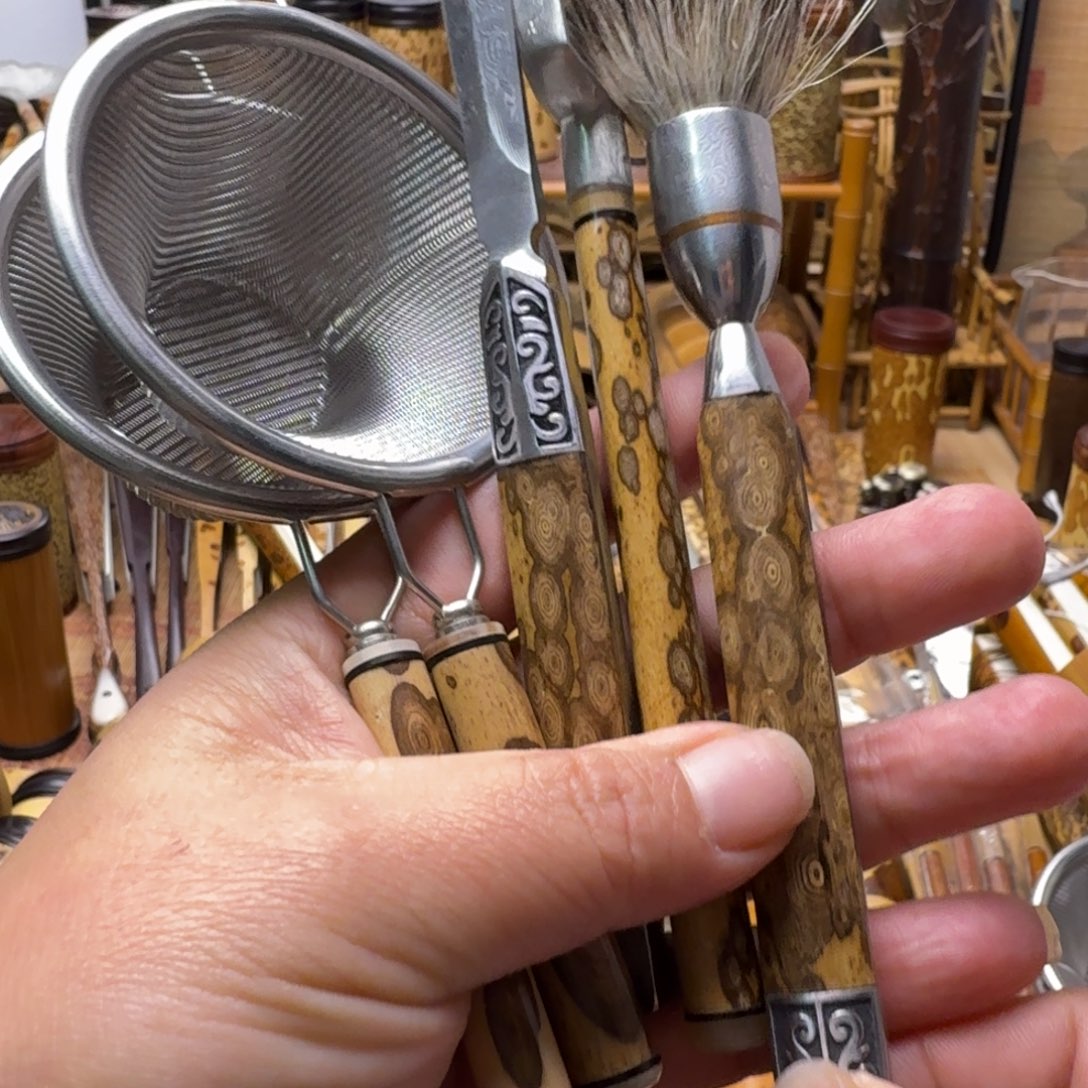 金***杵一套梅鹿茶具配件大哥拍下