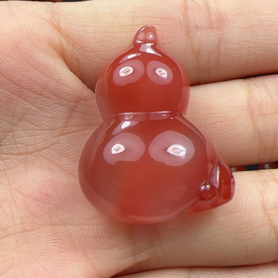 未镶嵌葫芦南红玛瑙