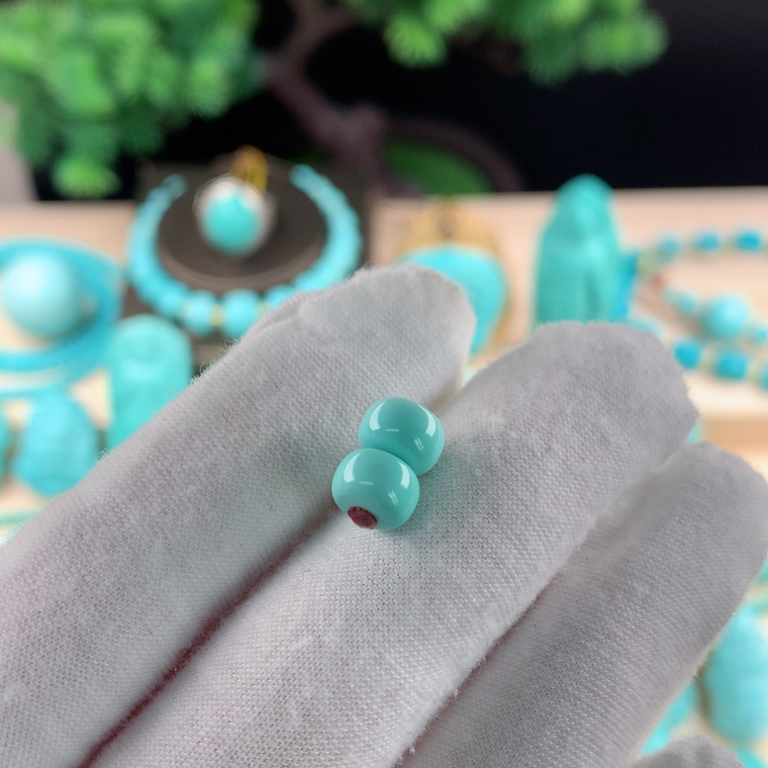 【闪购商品】绿松石珠宝奇石卡7.5未镶嵌