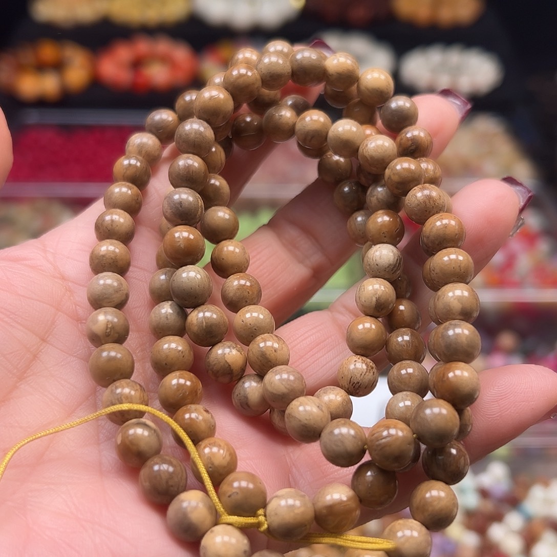 手串菩提根/象牙果楼兰腰花库克8尺寸一条