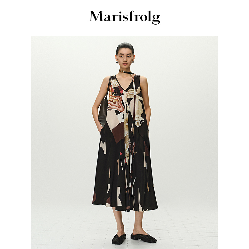 Marisfrolg玛丝菲尔25年瘦腰显瘦连衣裙A1FZ20306