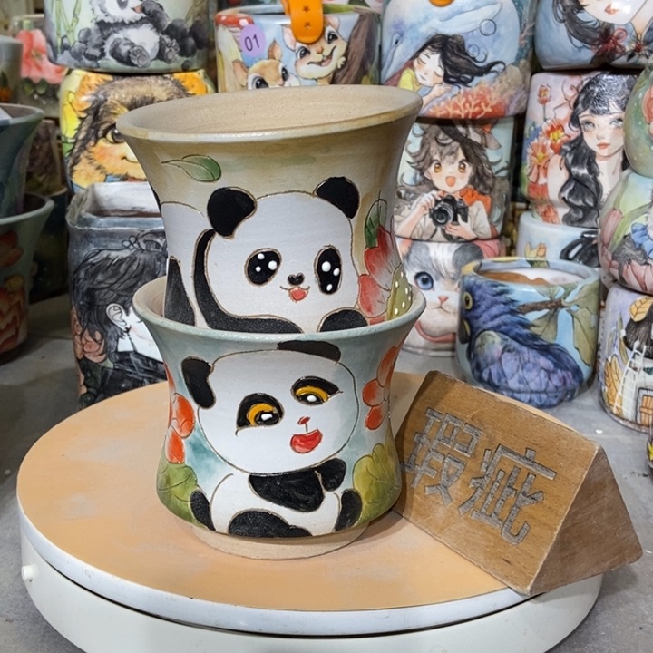 红陶t！景德镇艺术手绘作品集