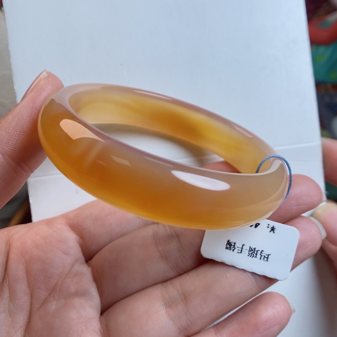 玛瑙/玉髓手镯未镶嵌56.6