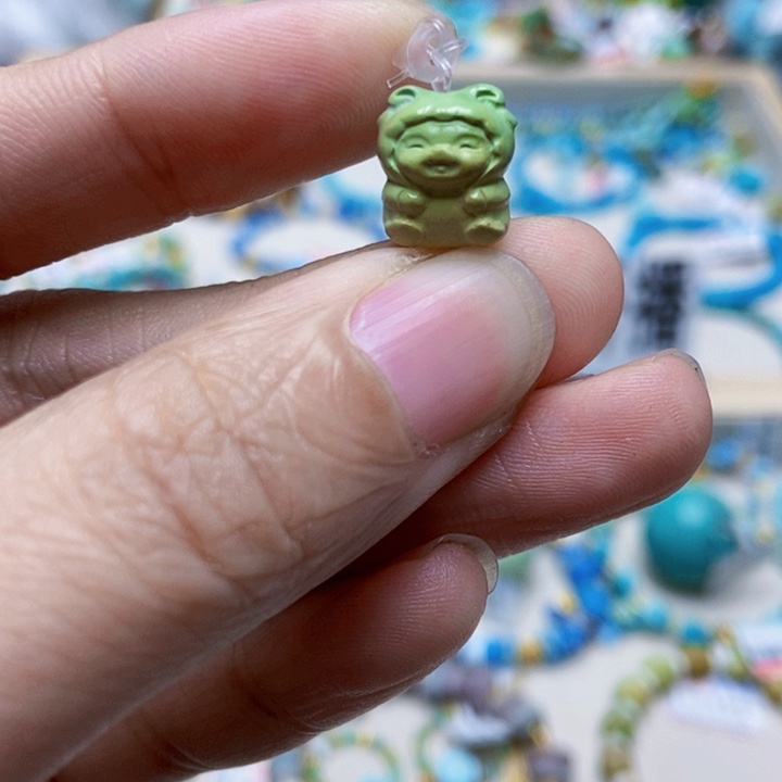 绿松石未镶嵌挂件49