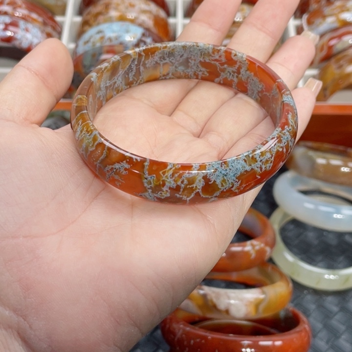 【闪购商品】玛瑙/玉髓手镯未镶嵌64