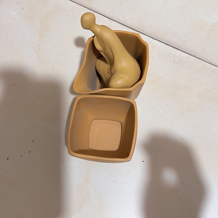 紫砂茶宠喵*人雕塑瑕疵茶宠